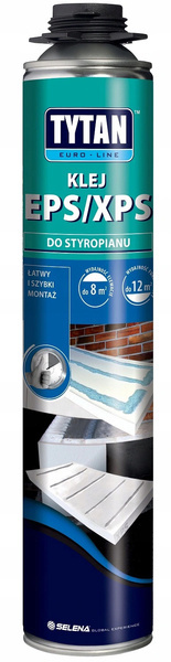 Klej do styropianu EPS/XPS Euroline 750ml Tytan
