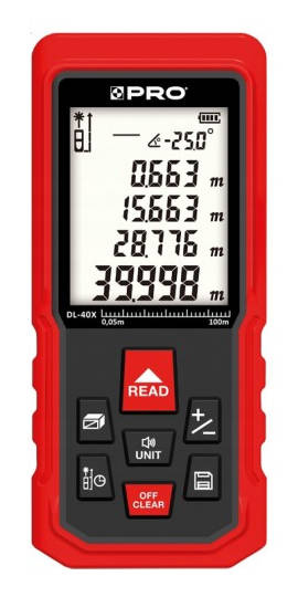 Dalmierz laserowy Pro DL-60X