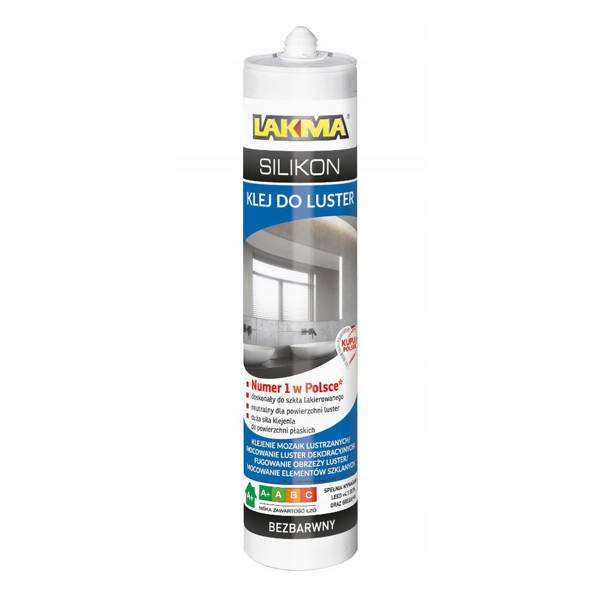 Silikonowy klej do luster Lakma 300ml