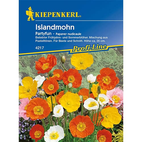 1 szt, Islandmohn Partyfun - Samen: Ilość w opakowaniu: 1 Stück