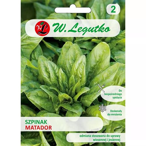 1 szt, Spinat Matador Legutko - Samen: Ilość w opakowaniu: 10 g