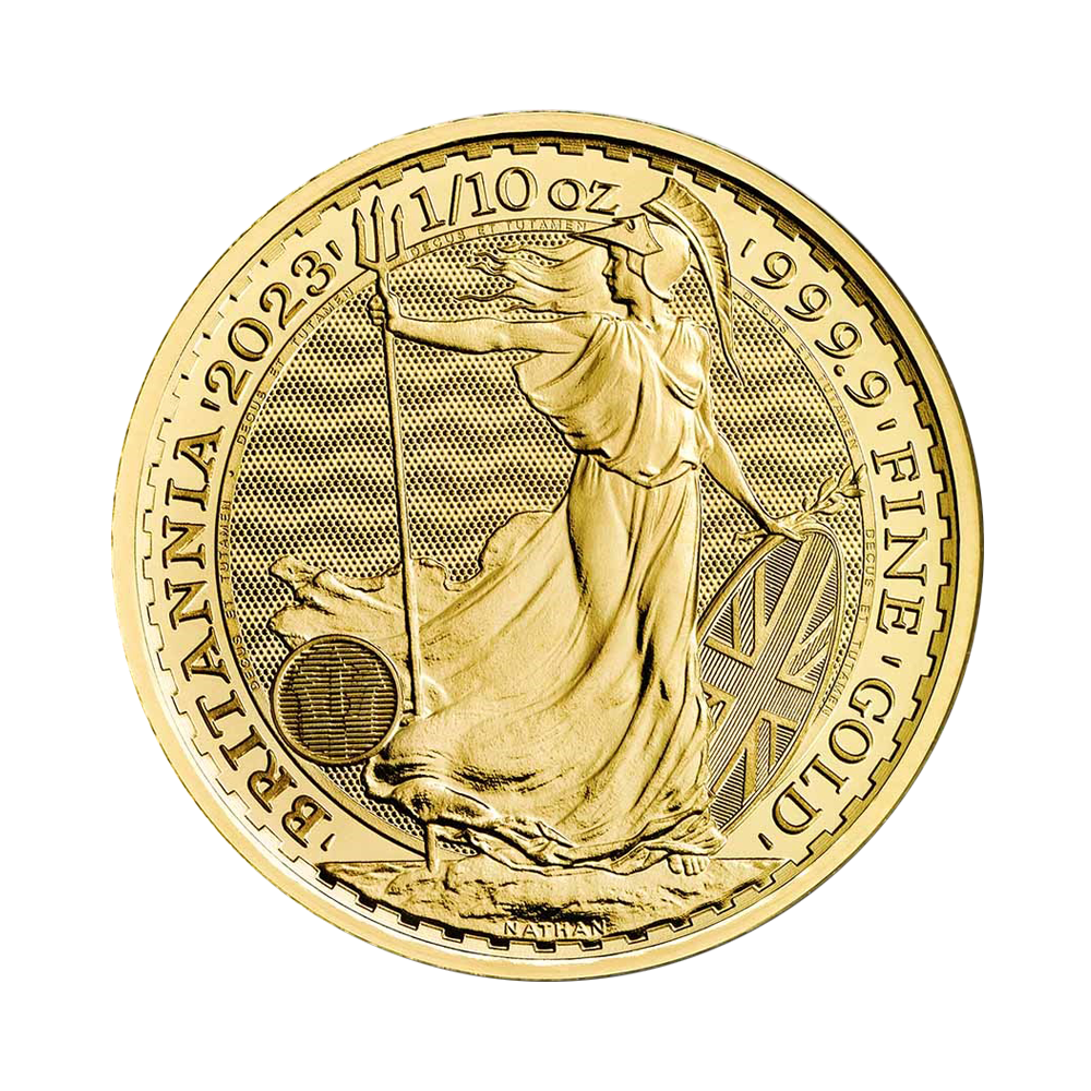 Złota moneta Britannia 1/10 uncji - wysyłka 24 h!