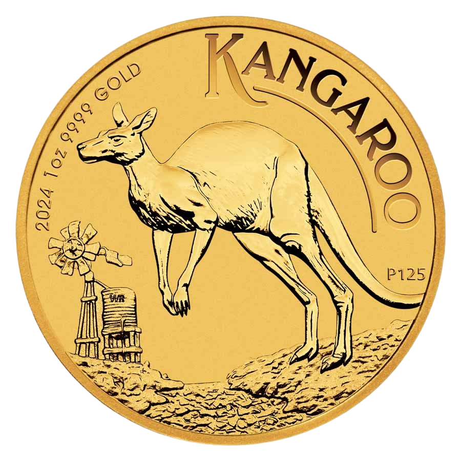 Złota moneta Australijski Kangur 1 uncja - Nowe roczniki (2024/2025)