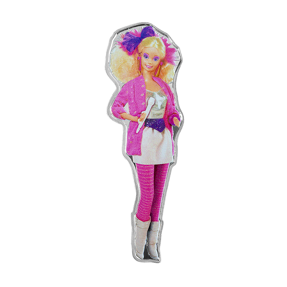 Srebrna moneta Barbie & The Rockers 1 uncja srebra VAT 23% - wysyłka 24 h!