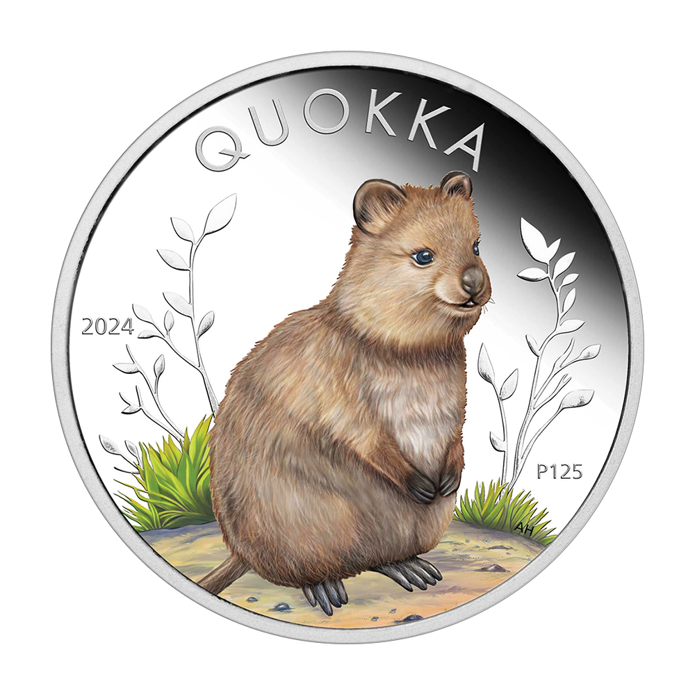 Srebrna moneta Australijska Quokka 2024 1 uncja Proof VAT 23% - wysyłka 24 h!