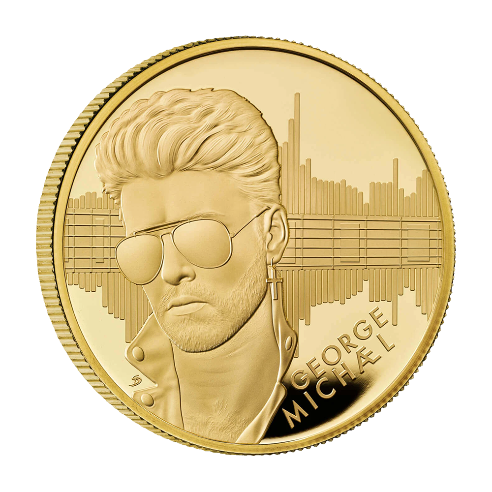 Złota moneta Legendy muzyki: George Michael 1 uncja Proof - wysyłka 24 h!