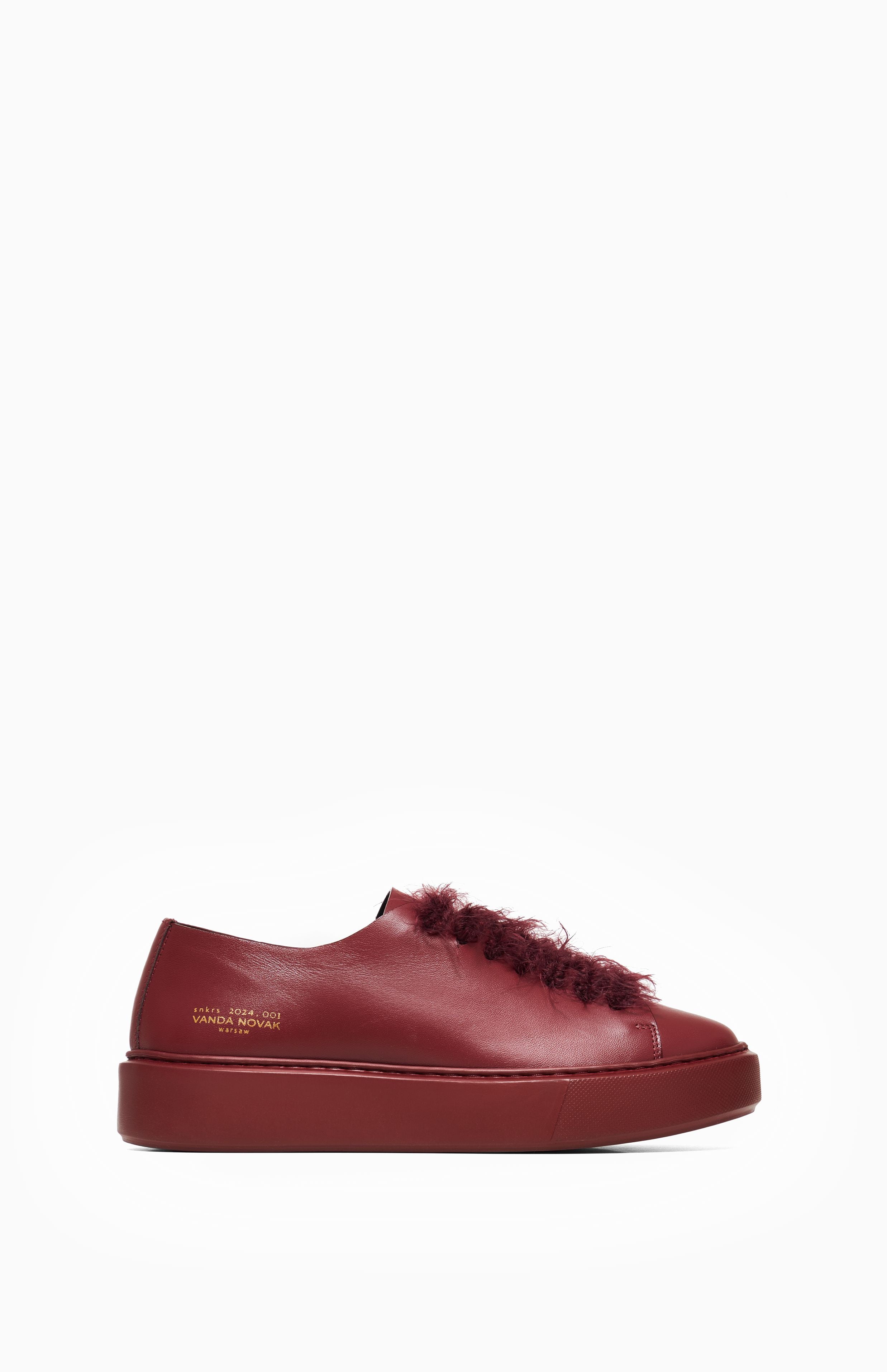 Sneakersy damskie skórzane GRACE LIGHT RUBY 35 - Vanda Novak