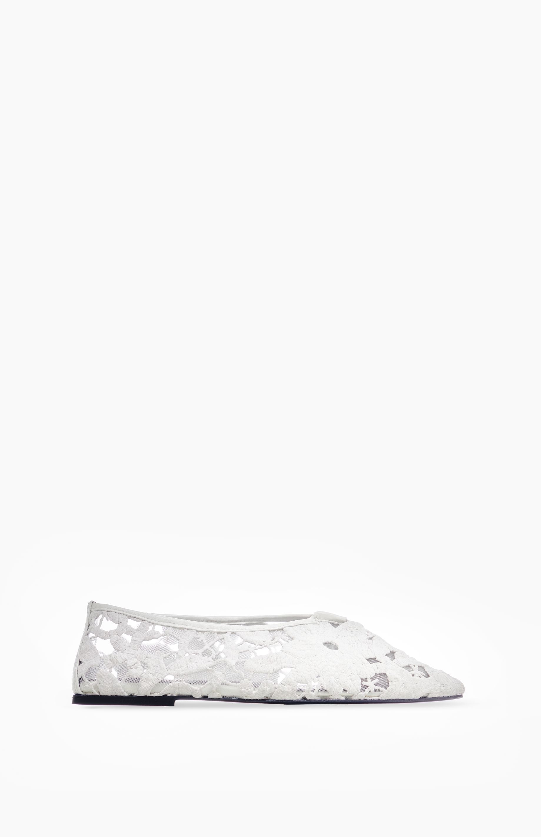 Baleriny damskie JASMINA PEARL WHITE 37 - Vanda Novak