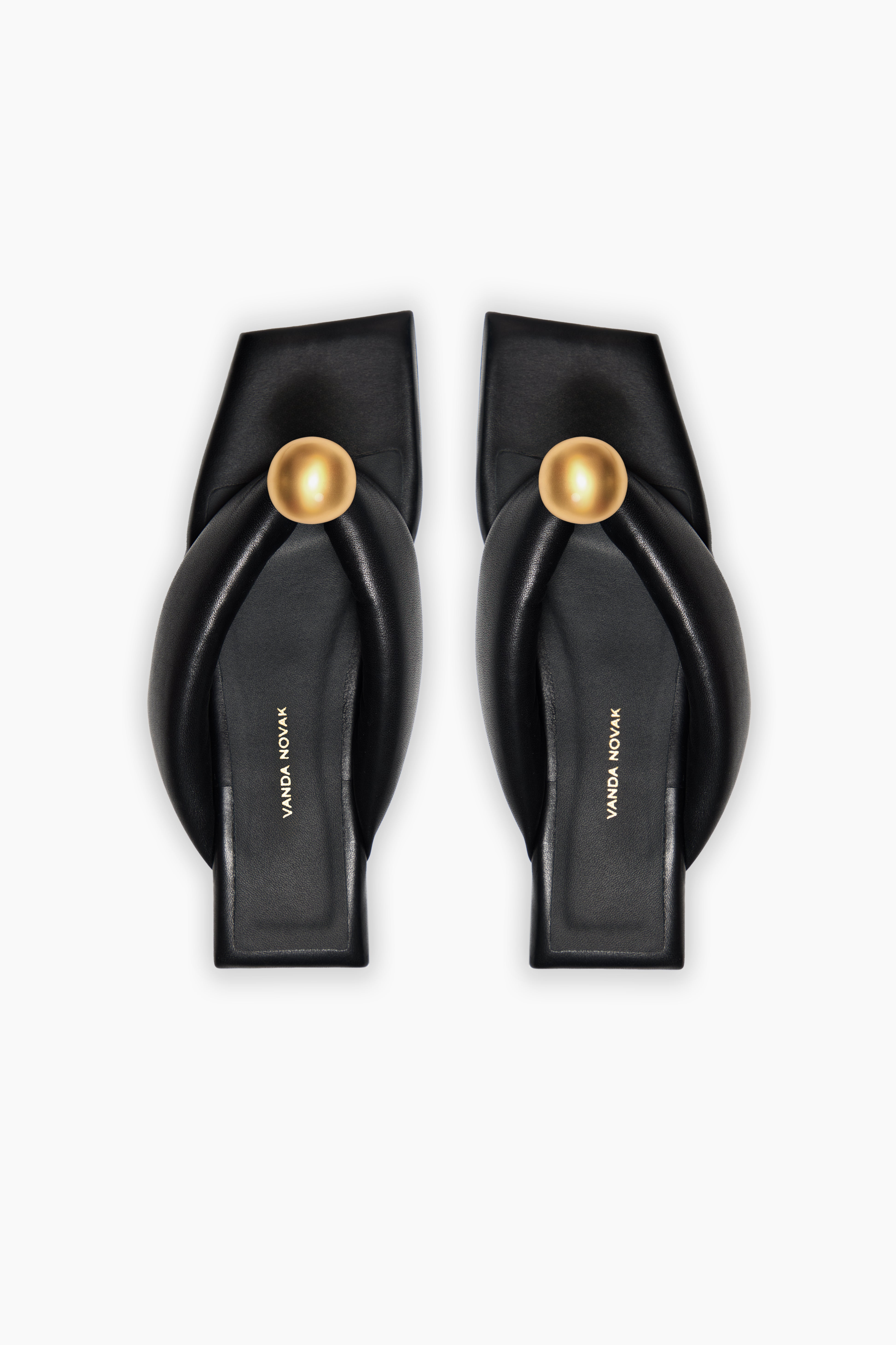 Klapki damskie FLORENCE DEEP BLACK 36 - Vanda Novak