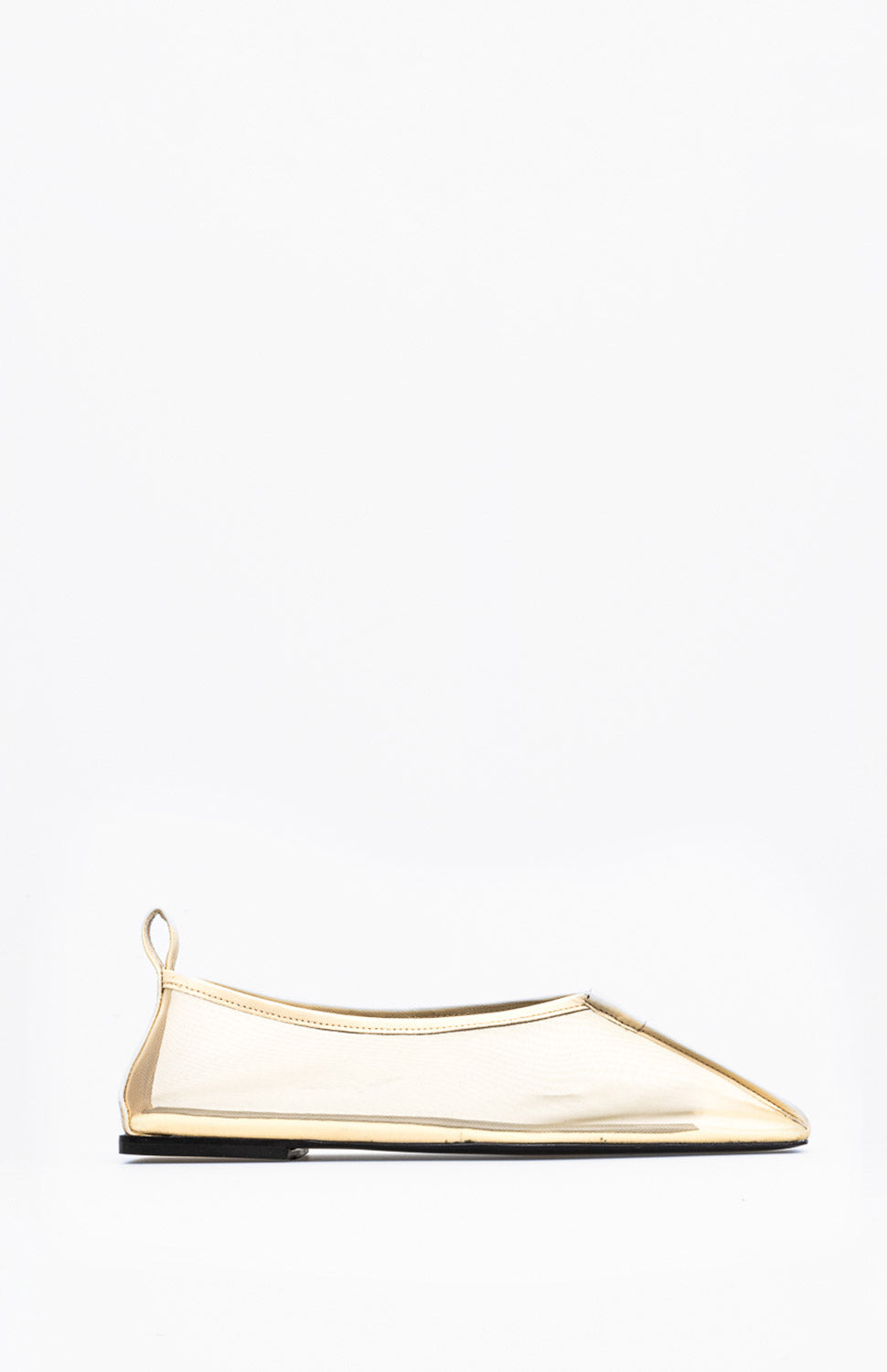 Damskie buty na płaskiej podeszwie ELIN TRANSPARENT IVORY 37 - Vanda Novak