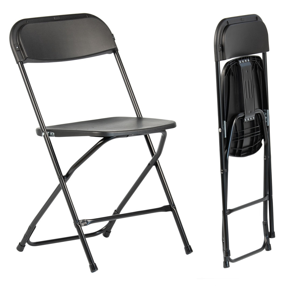 Krzesło składane ogrodowe biurowe Black 0212-ARP
