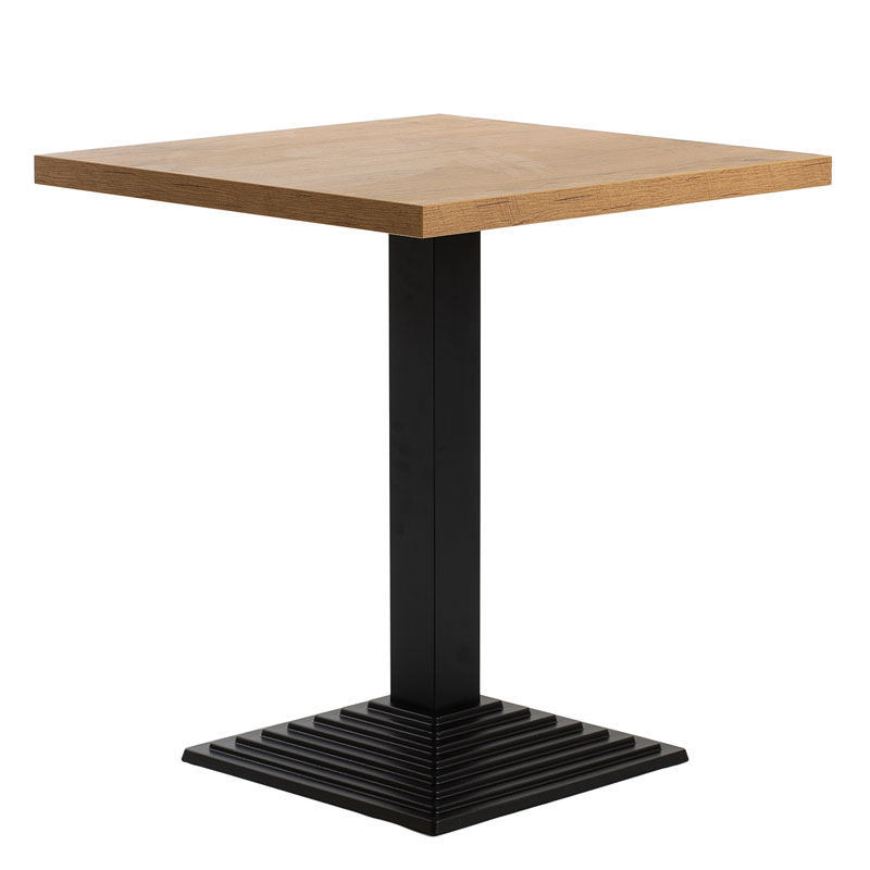 Stół kawiarniany kawowy barowy ARP250 90x90x3,6cm dąb lancelot