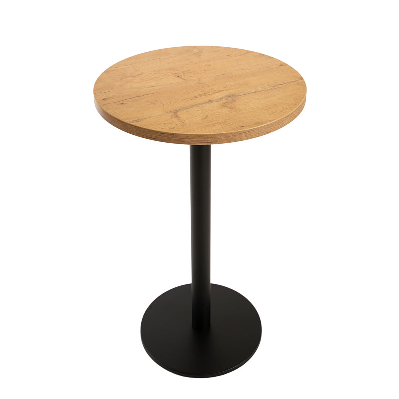 Stolik kawiarniany barowy koktajlowy wysoki ARP183 Fi68cm dąb lancelot
