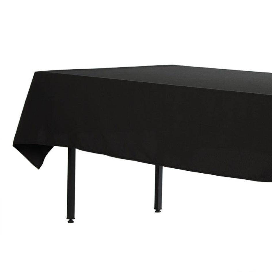 Obrus plamoodporny czarny 280x170cm na stół bankietowy