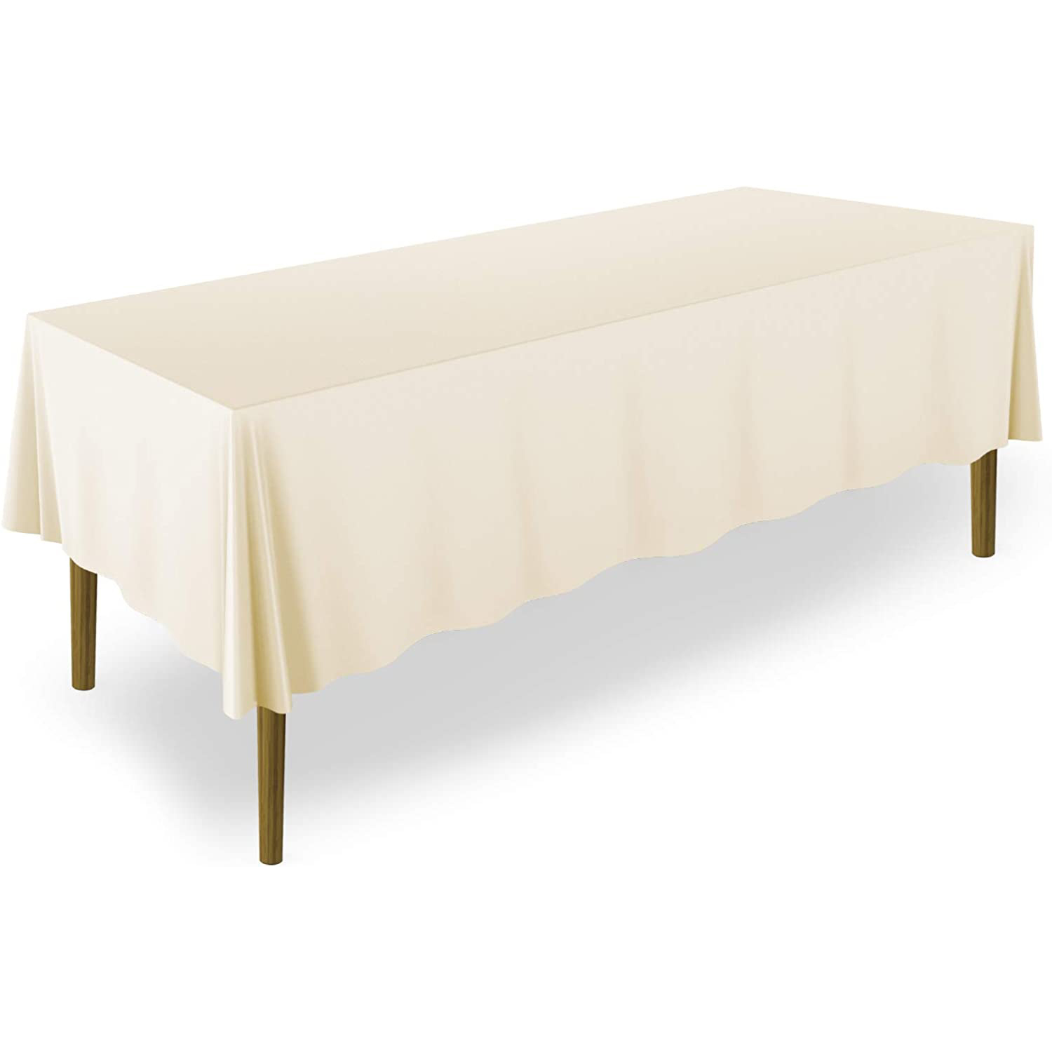 Obrus plamoodporny beżowy 280x170cm na stół bankietowy