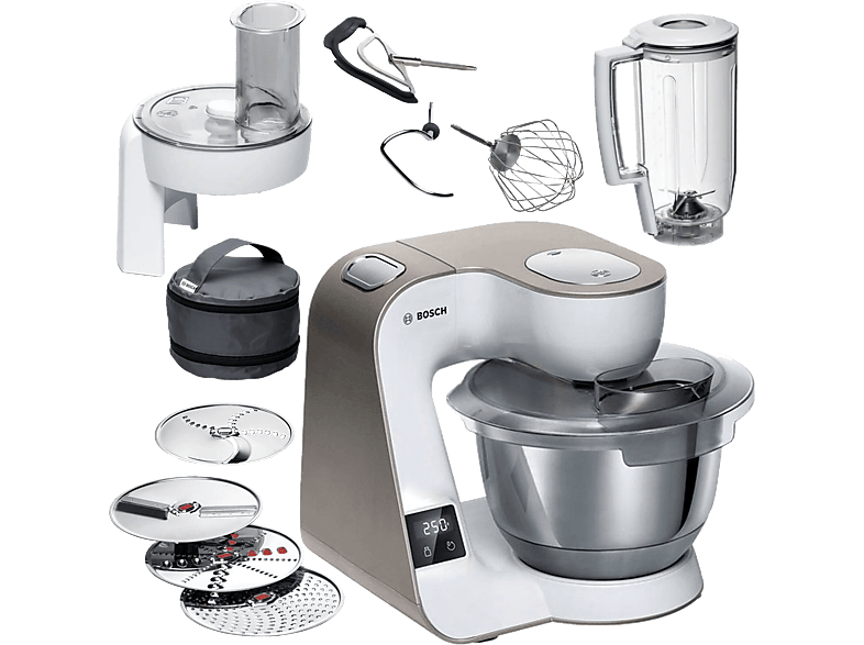 OUTLET - Robot z misą BOSCH MUM5XW20 Biały wbudowaną wagą