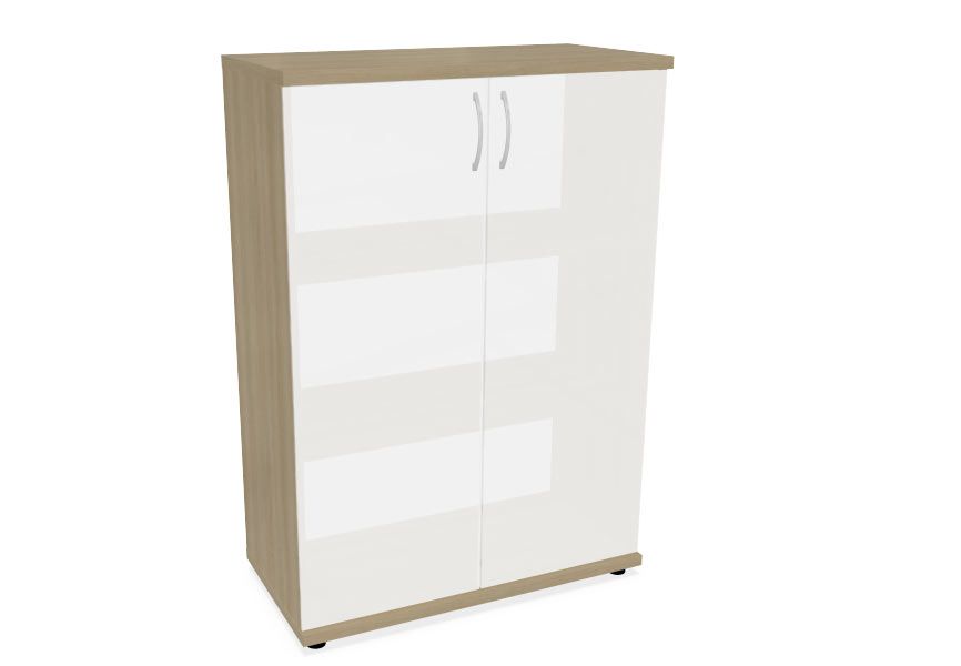 HEBE TS304 regał z witryną 80,2x40x114,5h