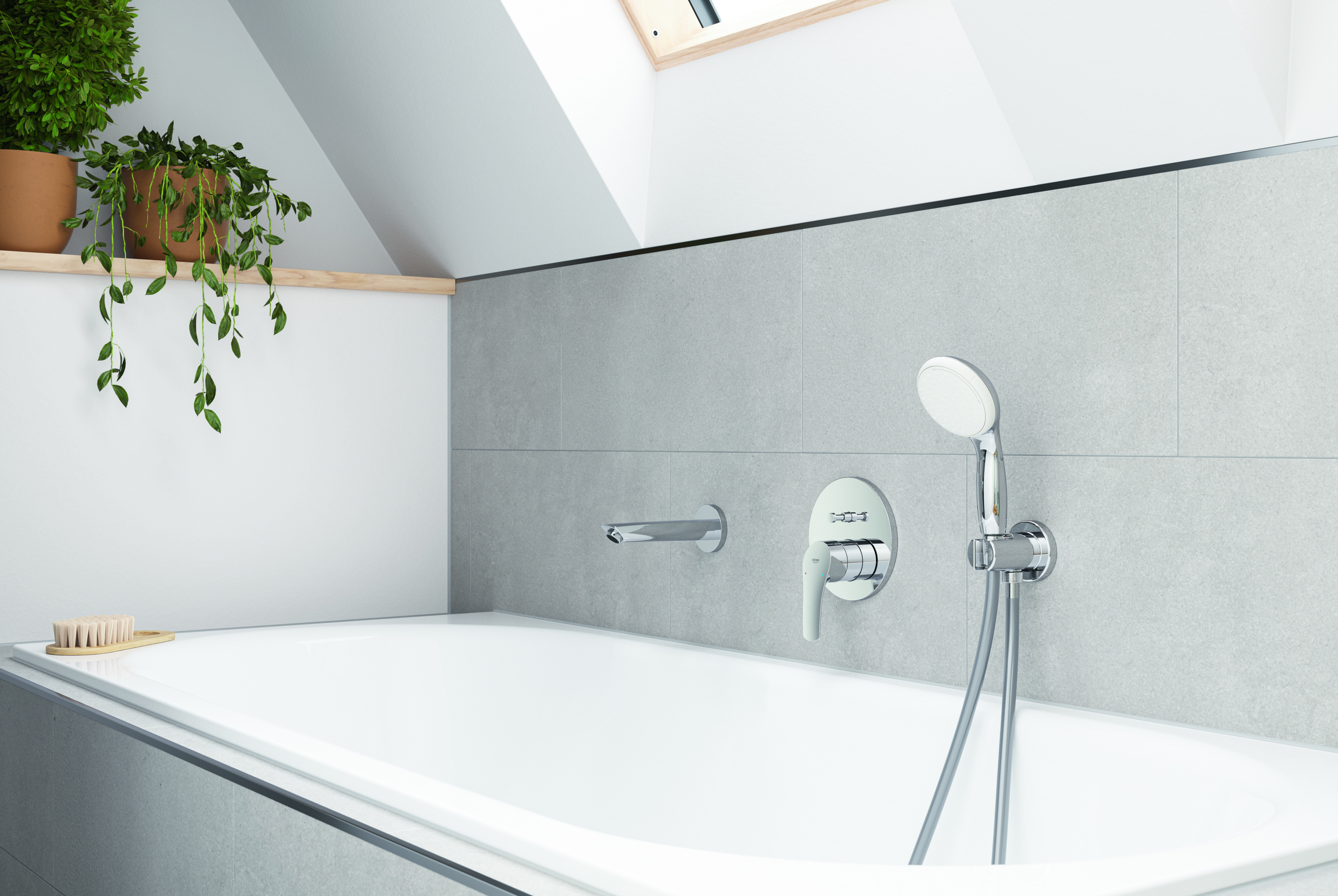 Grohe New Tempesta 100 zestaw prysznicowy ścienny chrom 26406001 - Wysyłka w 24h