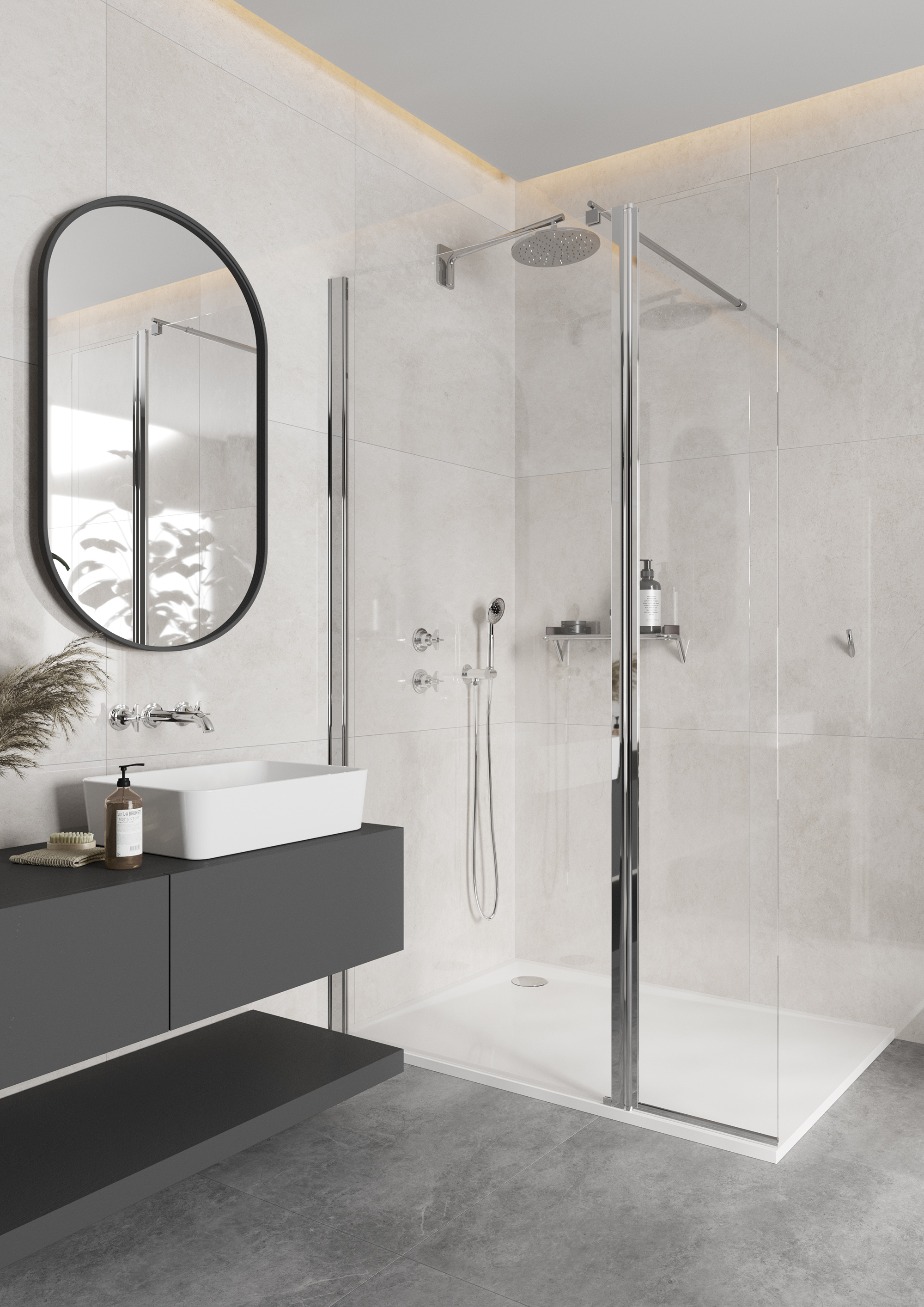 Deante Cascada deszczownica 25 cm okrągła chrom NAC091K - Wysyłka w 24h