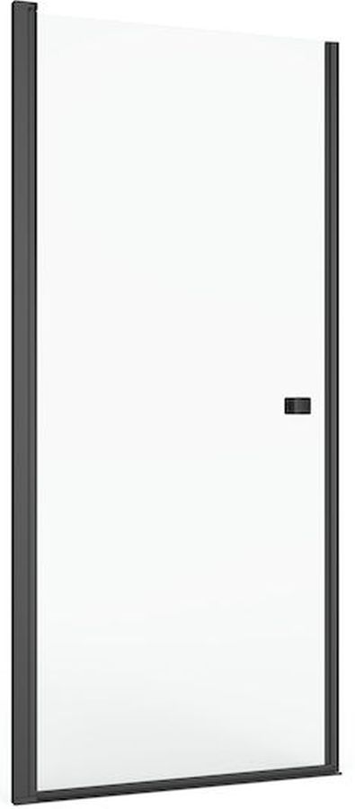 Roca Capital drzwi prysznicowe 80 cm wnękowe czarny mat/szkło przezroczyste AM4708016M - Wysyłka w 24h