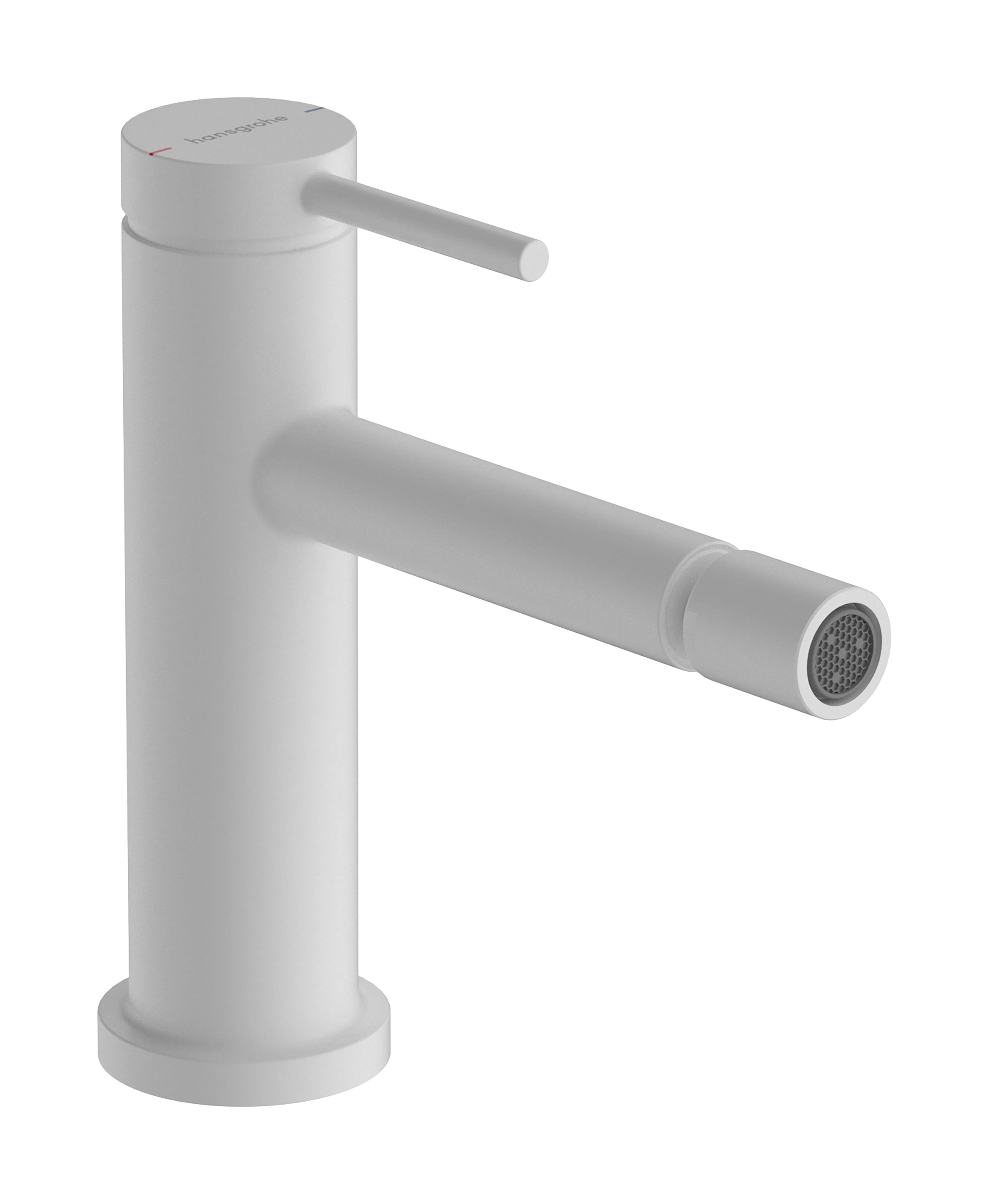 Hansgrohe Tecturis S bateria bidetowa stojąca biały mat 73201700
