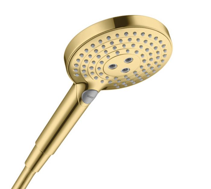 Hansgrohe Raindance Select S EcoSmart słuchawka prysznicowa złoty optyczny polerowany 26531990 - Wysyłka w 24h