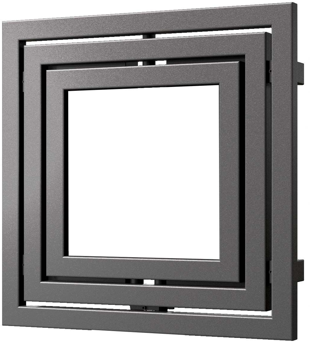 Enix Libra (L) grzejnik ozdobny 60x60 cm grafit strukturalny L00060006001410E1000