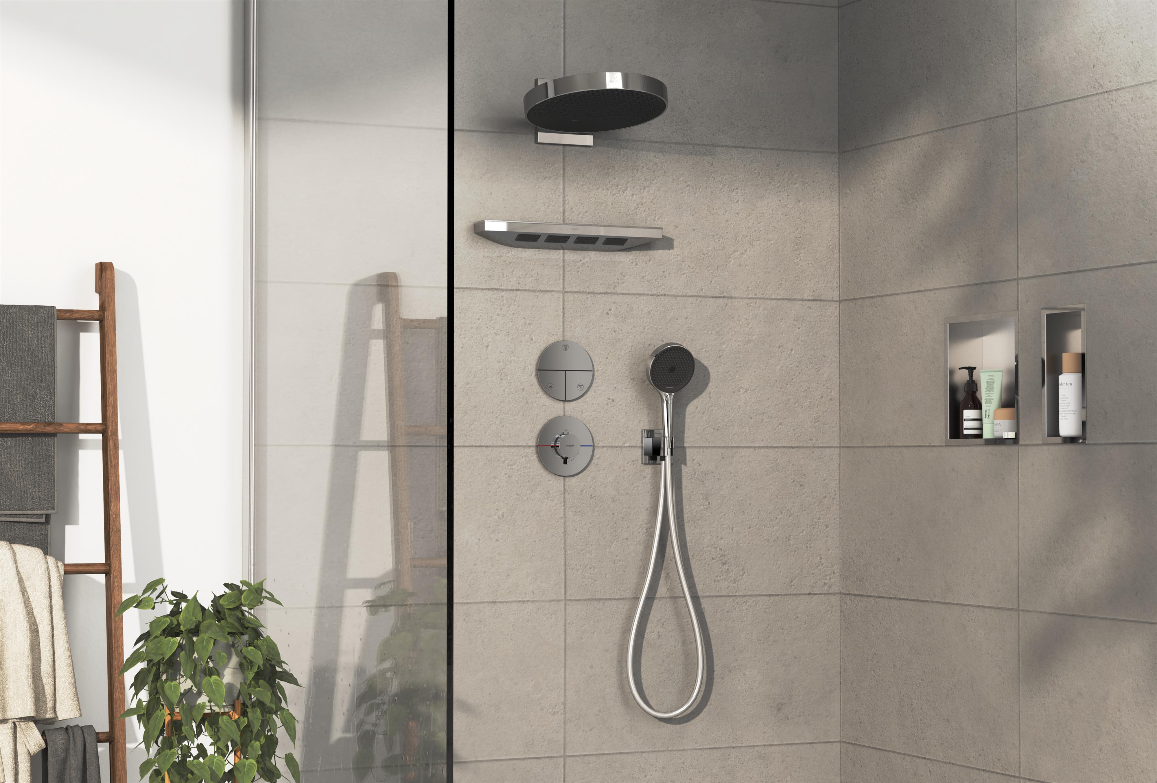 Hansgrohe ShowerSelect Comfort S bateria prysznicowa podtynkowa termostatyczna chrom 15559000