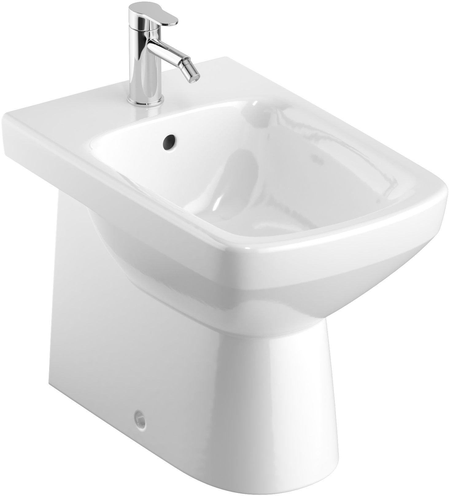 Geberit Selnova Square bidet stojący biały 500.483.01.7