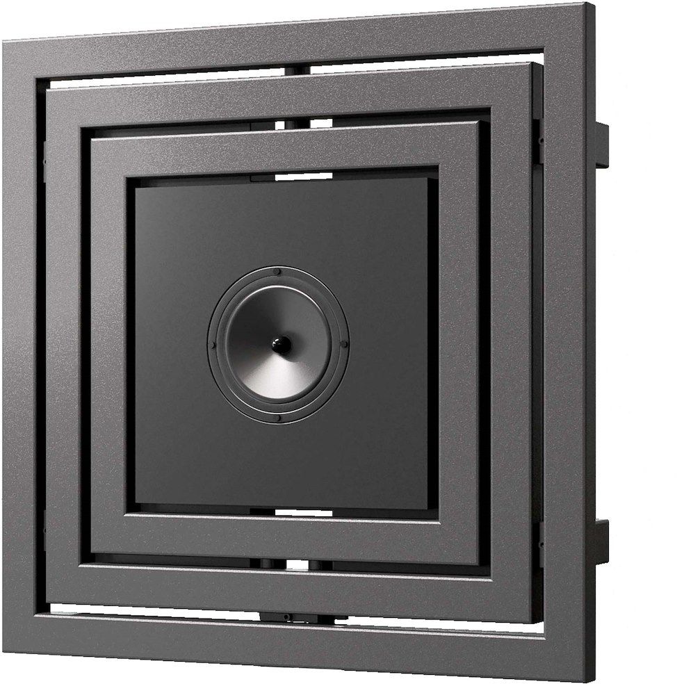 Enix Libra Audio (LA) grzejnik z głośnikiem 60x60 cm grafit strukturalny LA0060006001410E1000
