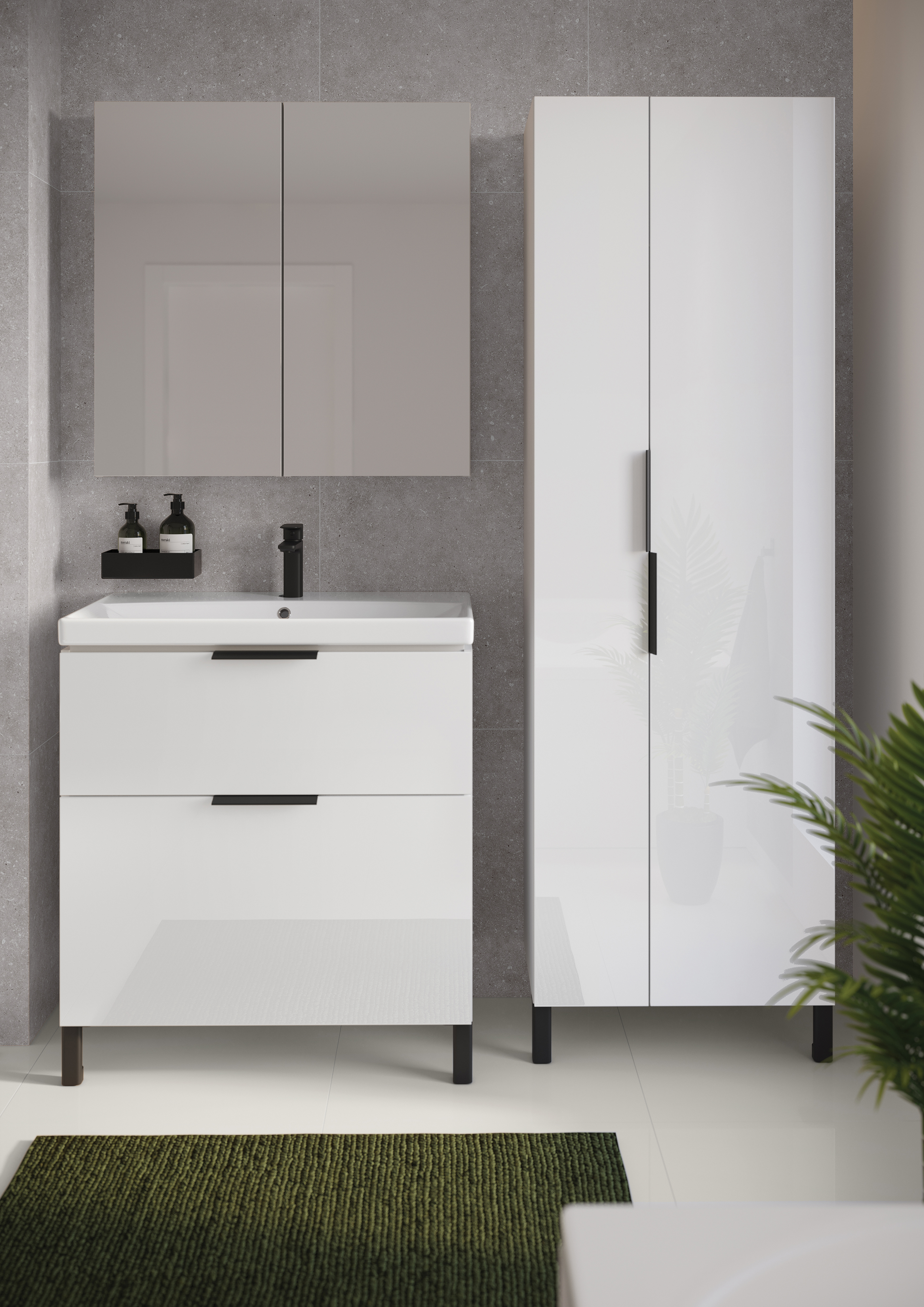 Cersanit City umywalka 50 cm meblowa biała K35-005