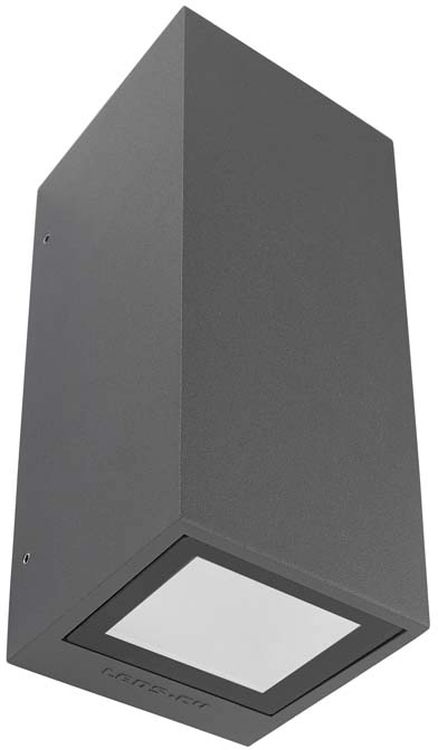 Leds C4 Afrodita kinkiet zewnętrzny 2x8W LED miejski szary 05-9919-Z5-37