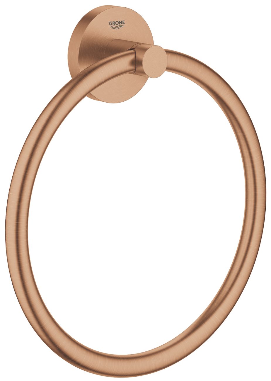 Grohe Essentials wieszak na ręcznik 18 cm okrągły brushed warm sunset 40365DL1 - Wysyłka w 24h