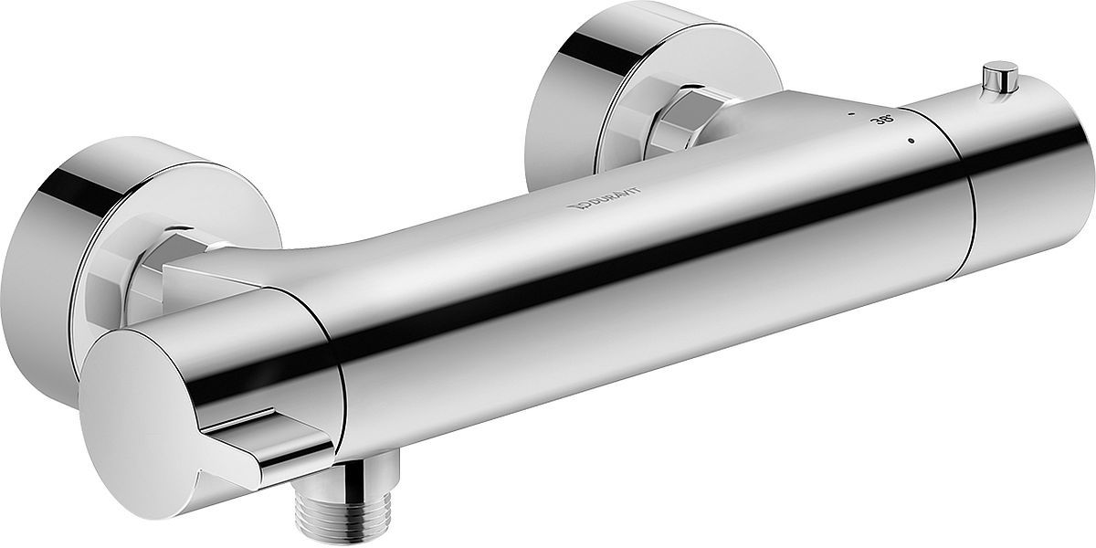 Duravit B.2 bateria prysznicowa ścienna termostatyczna chrom B24220000010
