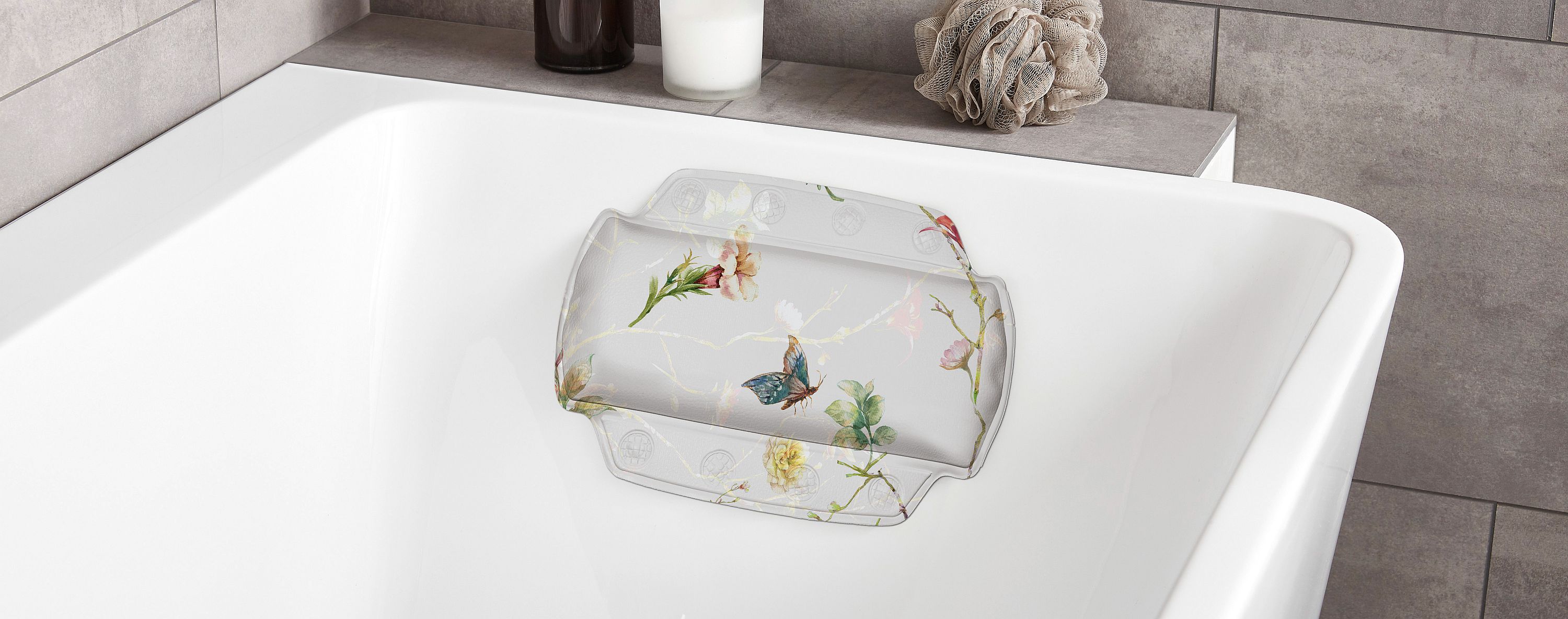 Kleine Wolke Flores zagłówek wannowy antypoślizgowy multikolor 4148148008