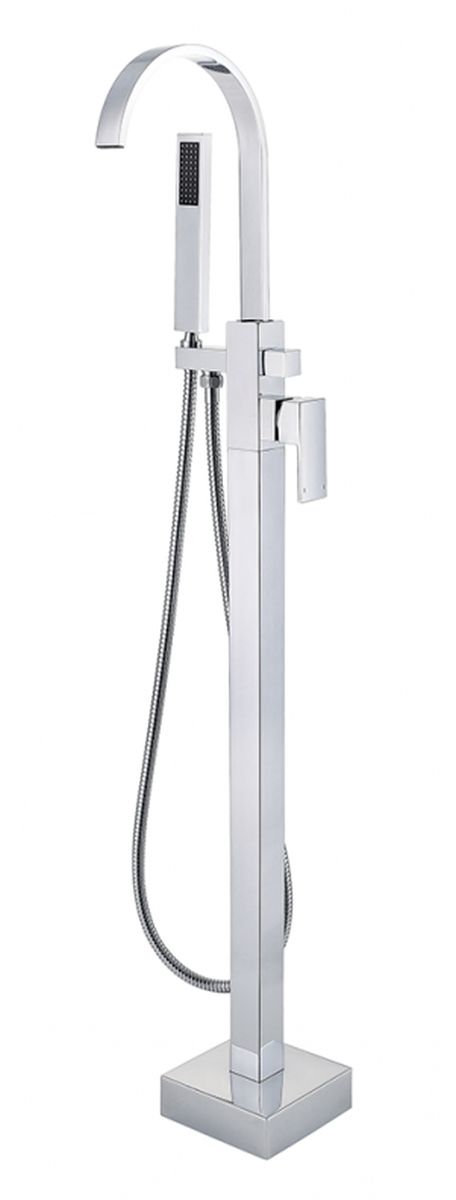 Besco Modern II bateria wannowo-prysznicowa wolnostojąca chrom BW-MII-CH