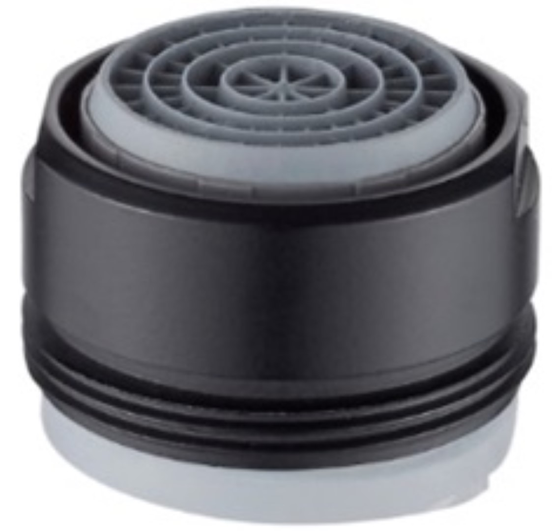 Invena perlator do baterii wannowych M28 czarny mat SU-AA-023