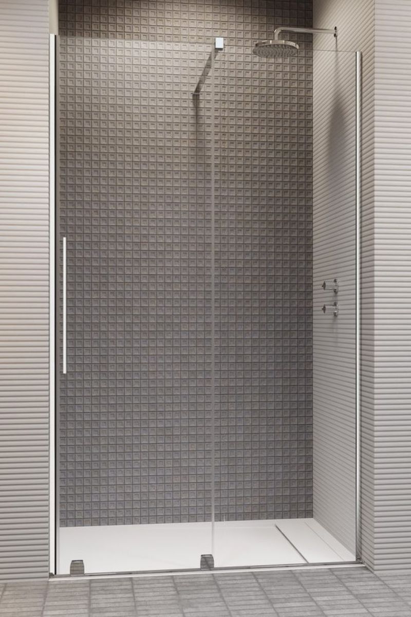 Radaway Furo DWJ drzwi prysznicowe 72,2 cm wnękowe prawe chrom/szkło przezroczyste 10107772-01-01R