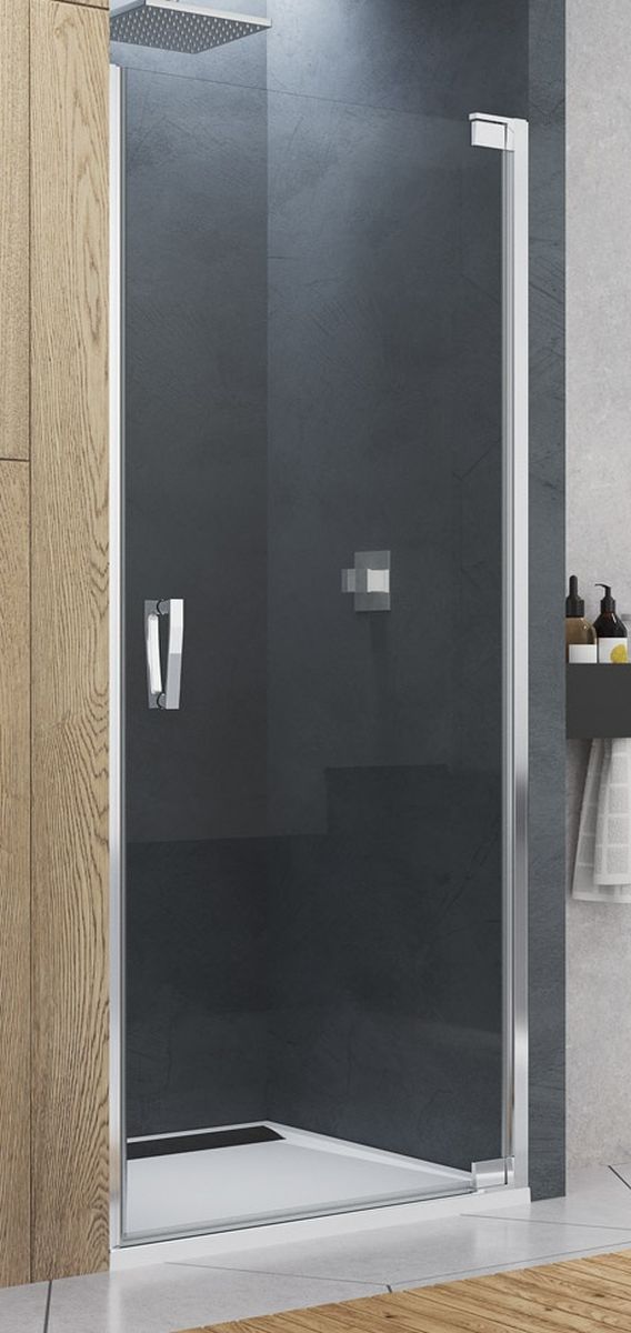 SanSwiss Cadura drzwi prysznicowe 90 cm prawe srebrny połysk/szkło przezroczyste CA1CD0905007