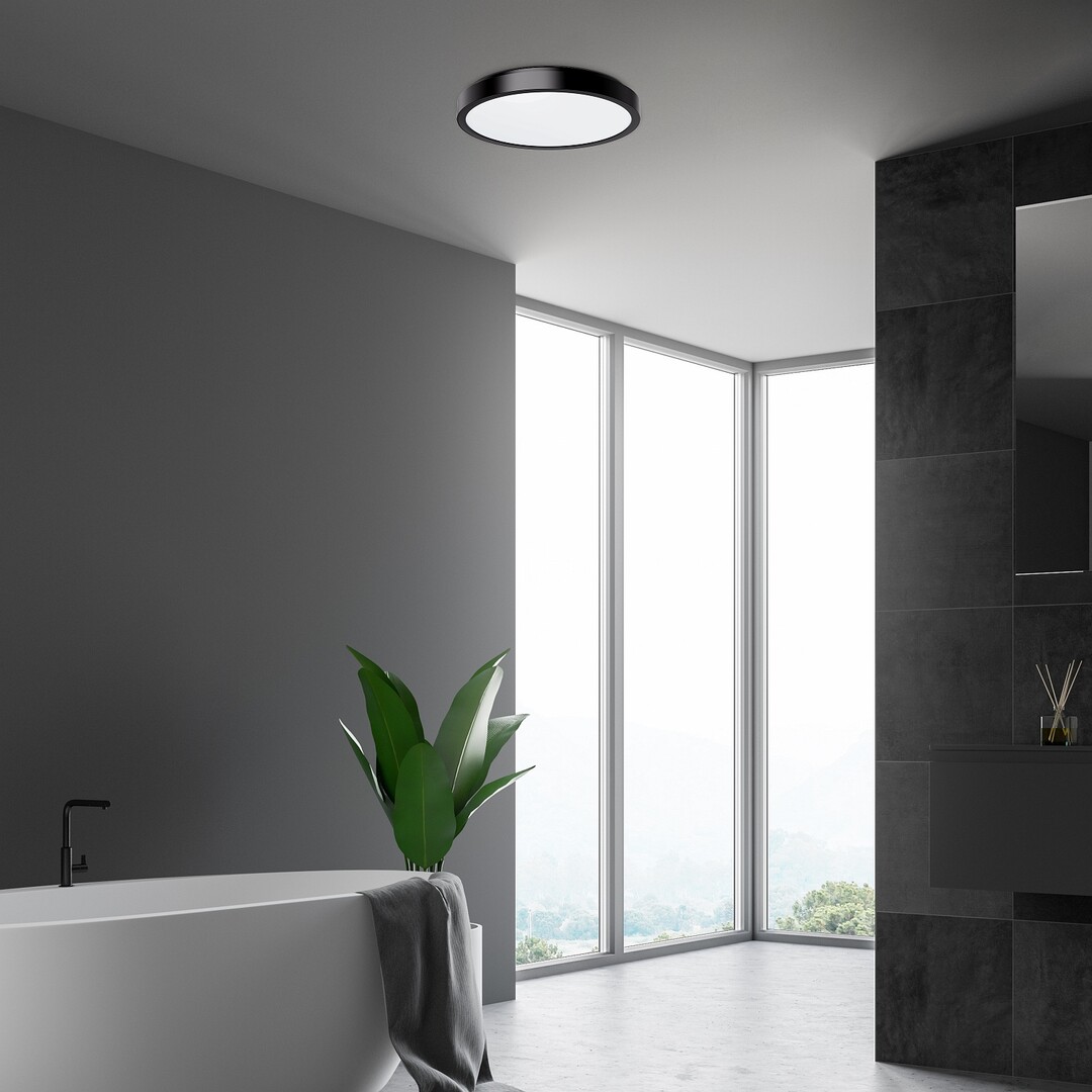 Rabalux Samira plafon 1x36 W biały-czarny 71253