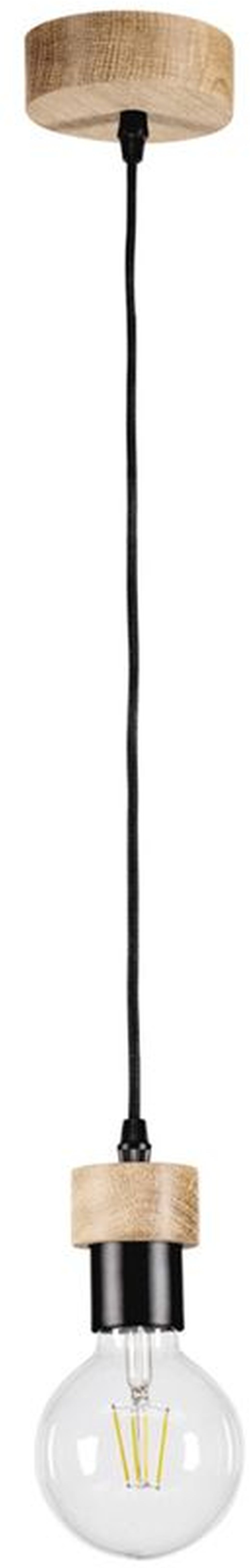 Britop Lighting Clarte lampa wisząca 1x60W dąb/czarny 3274174