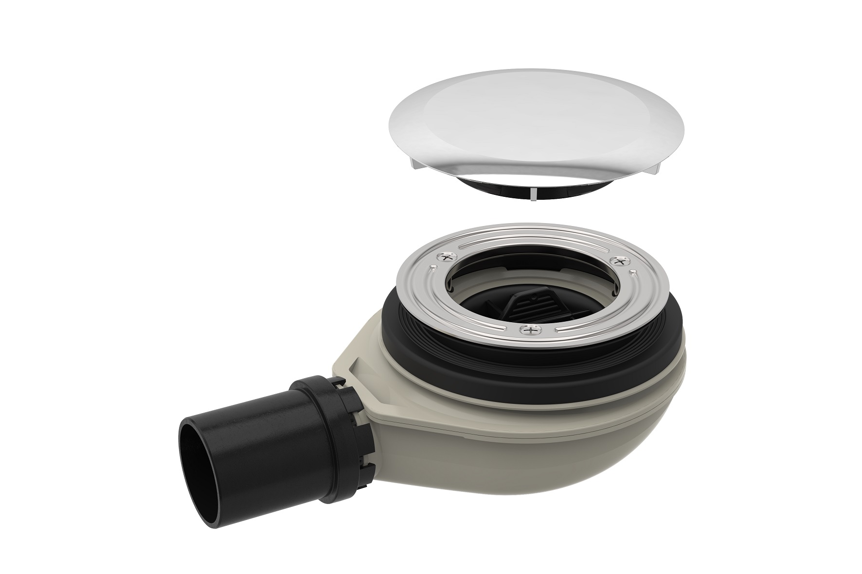 Geberit syfon do brodzika 90 mm chrom błyszczący 150.583.21.1