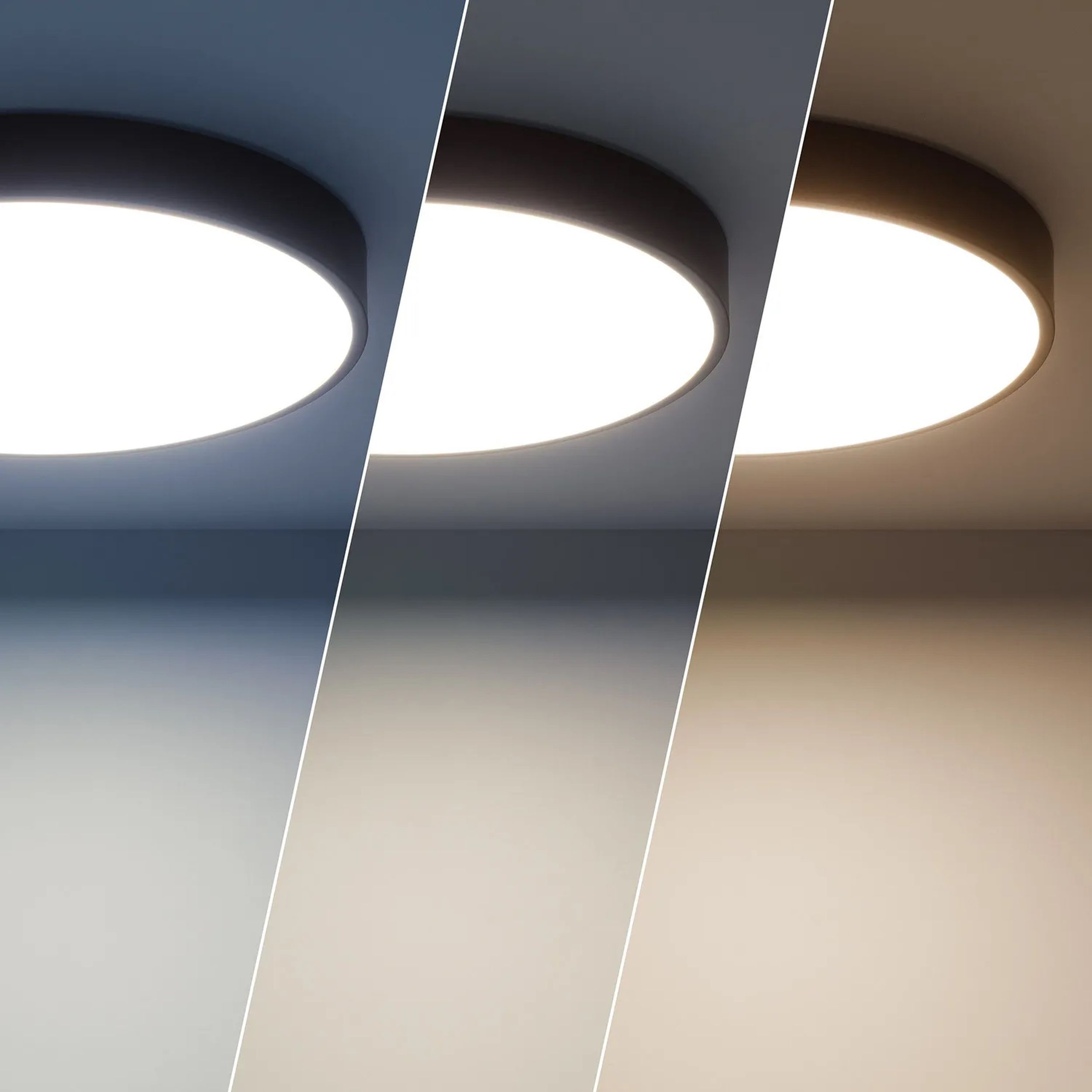 Abruzzo Moderno Fabbri plafon 1x31W LED czarny ABR-PLF-30W-C-CCT