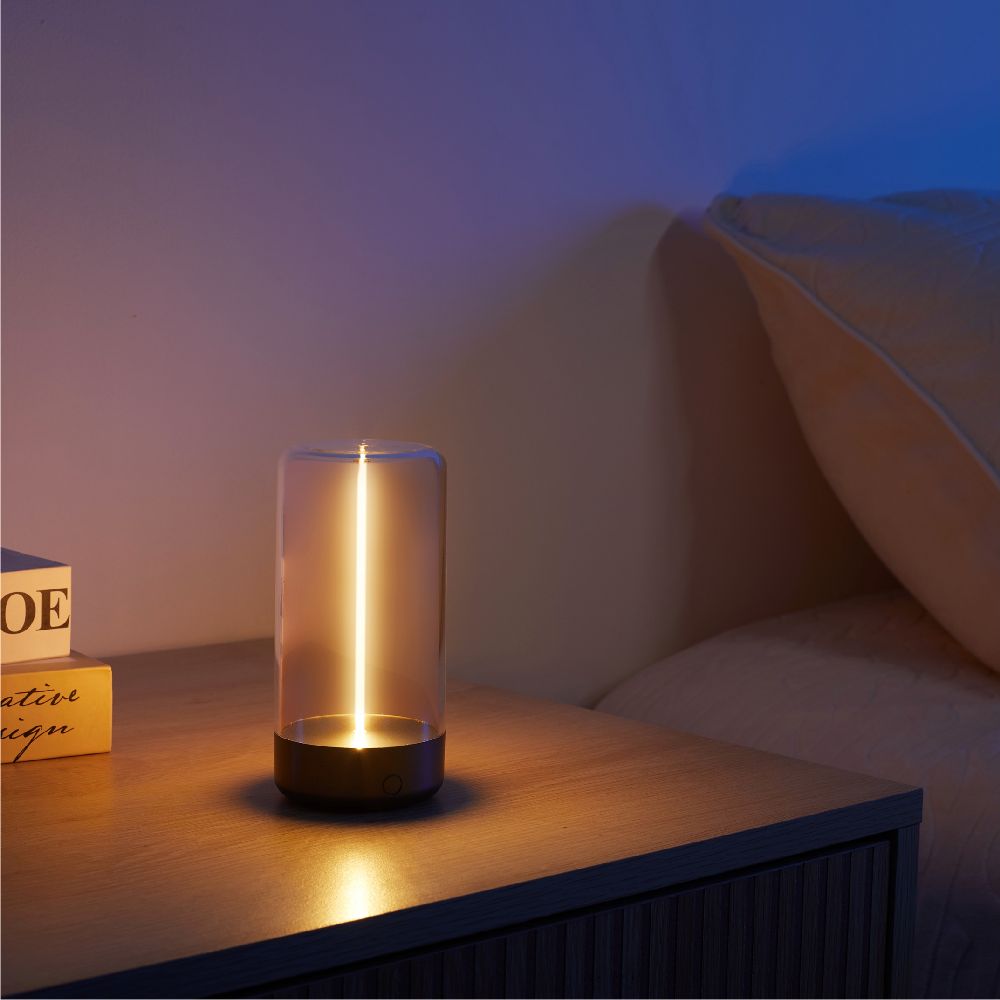 Zuma Line Esterno lampa stołowa 1x0,5 W czarna 1001