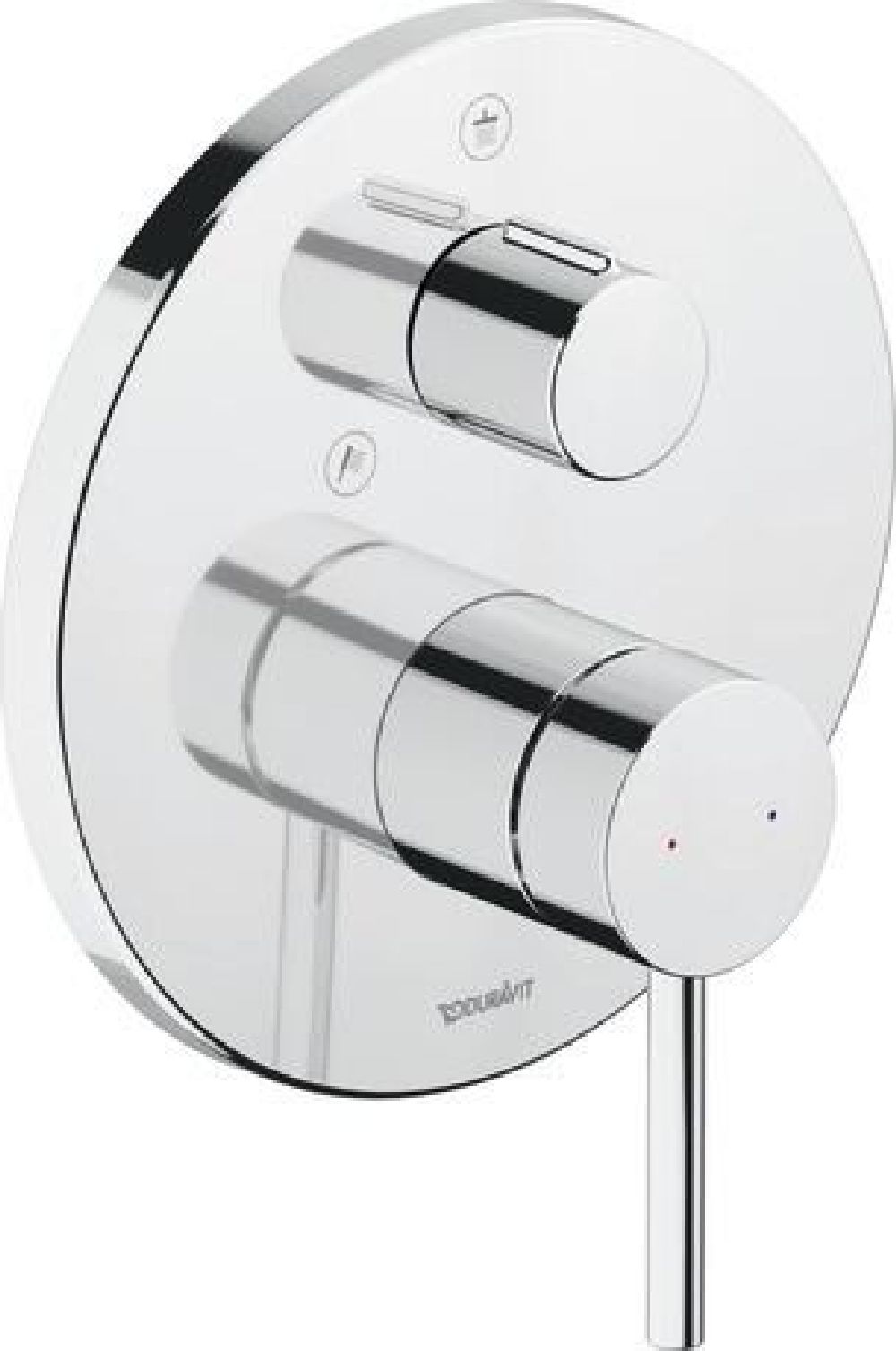 Duravit Circle bateria wannowo-prysznicowa podtynkowa chrom CE4210012010
