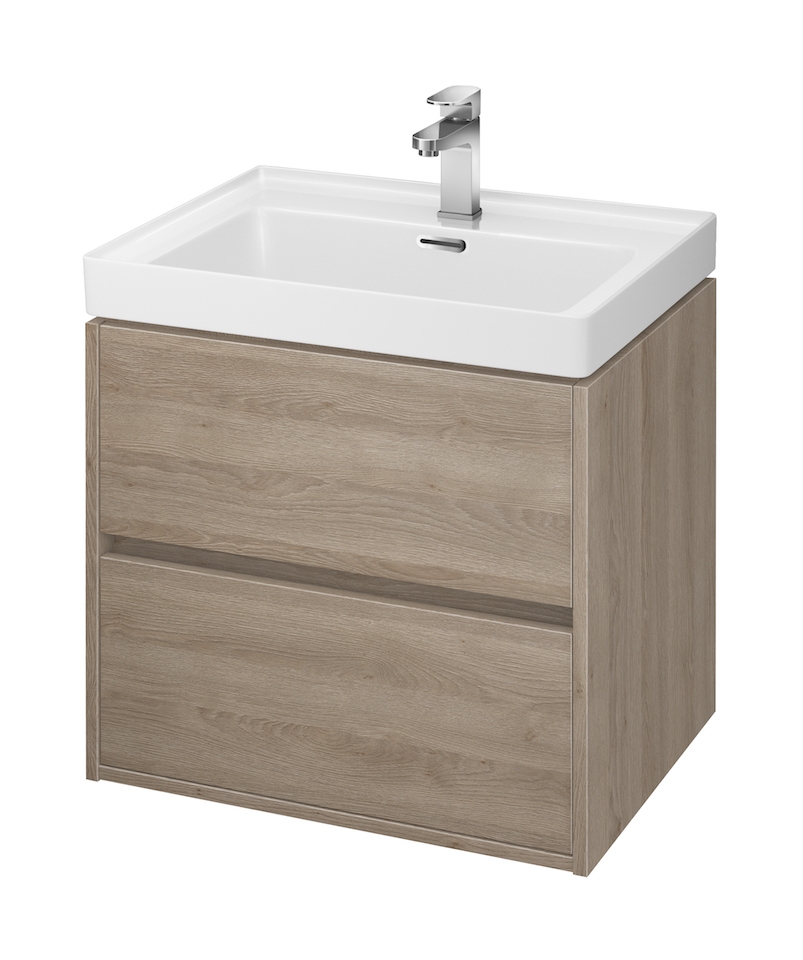 Cersanit Crea szafka 60 cm podumywalkowa wisząca dąb S924-008