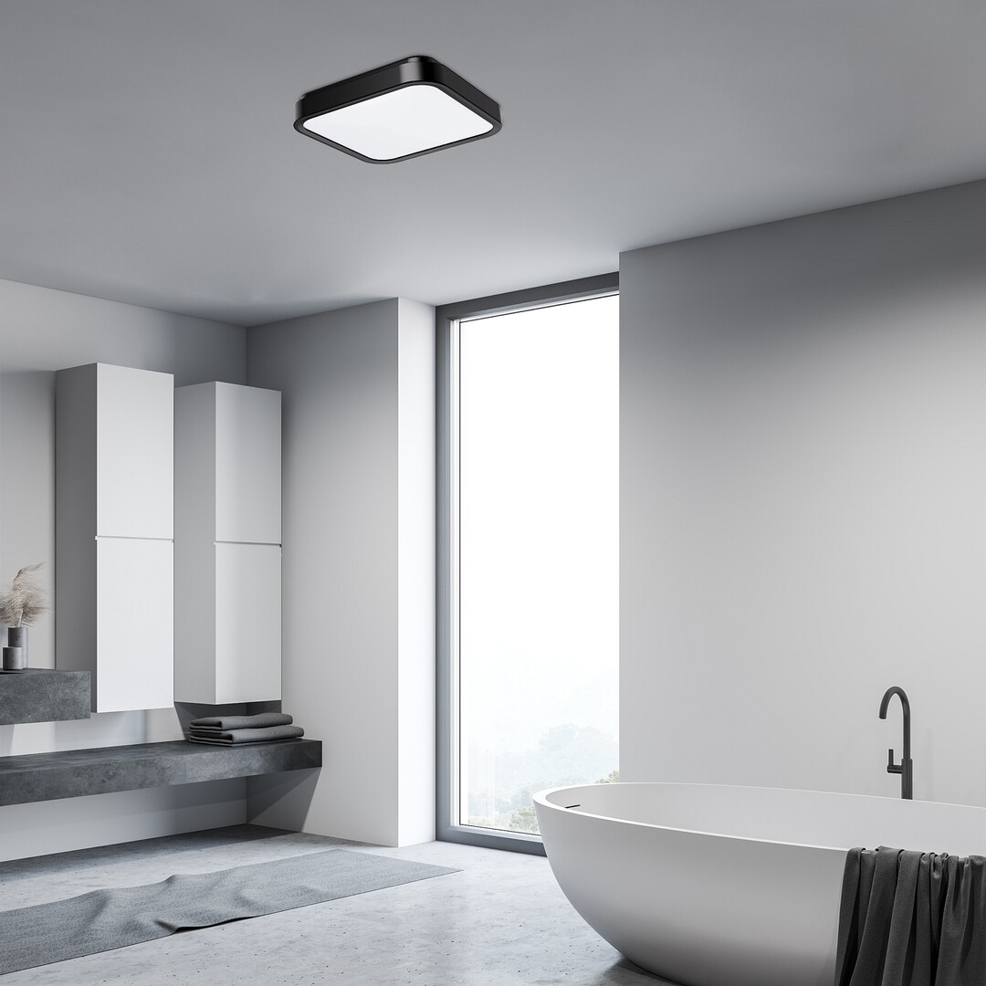 Rabalux Samira plafon 1x48 W biały-czarny 71256