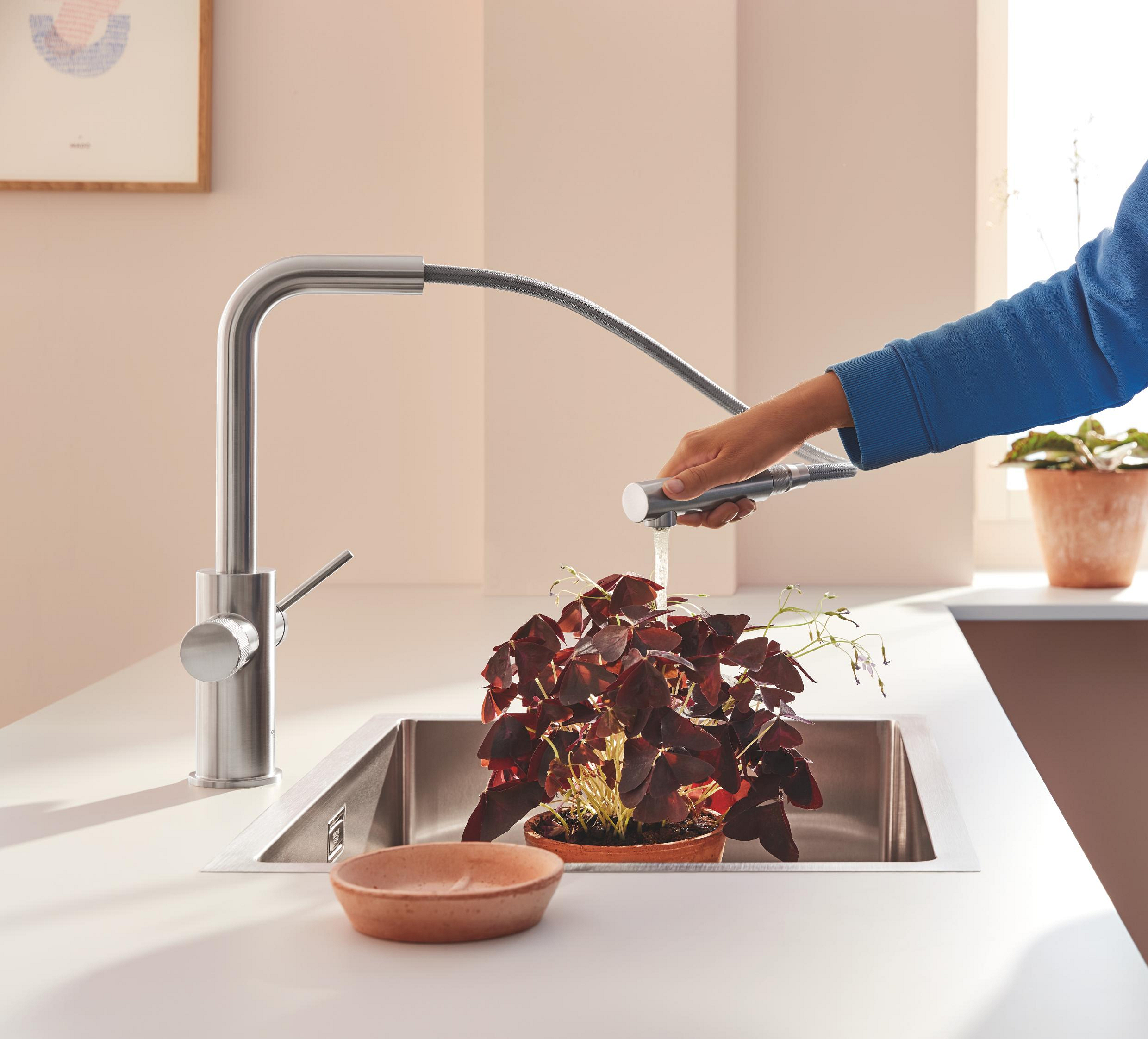 Grohe Blue Pure Minta bateria kuchenna z podłączeniem do filtra wody stal 30601DC0 - Wysyłka w 24h