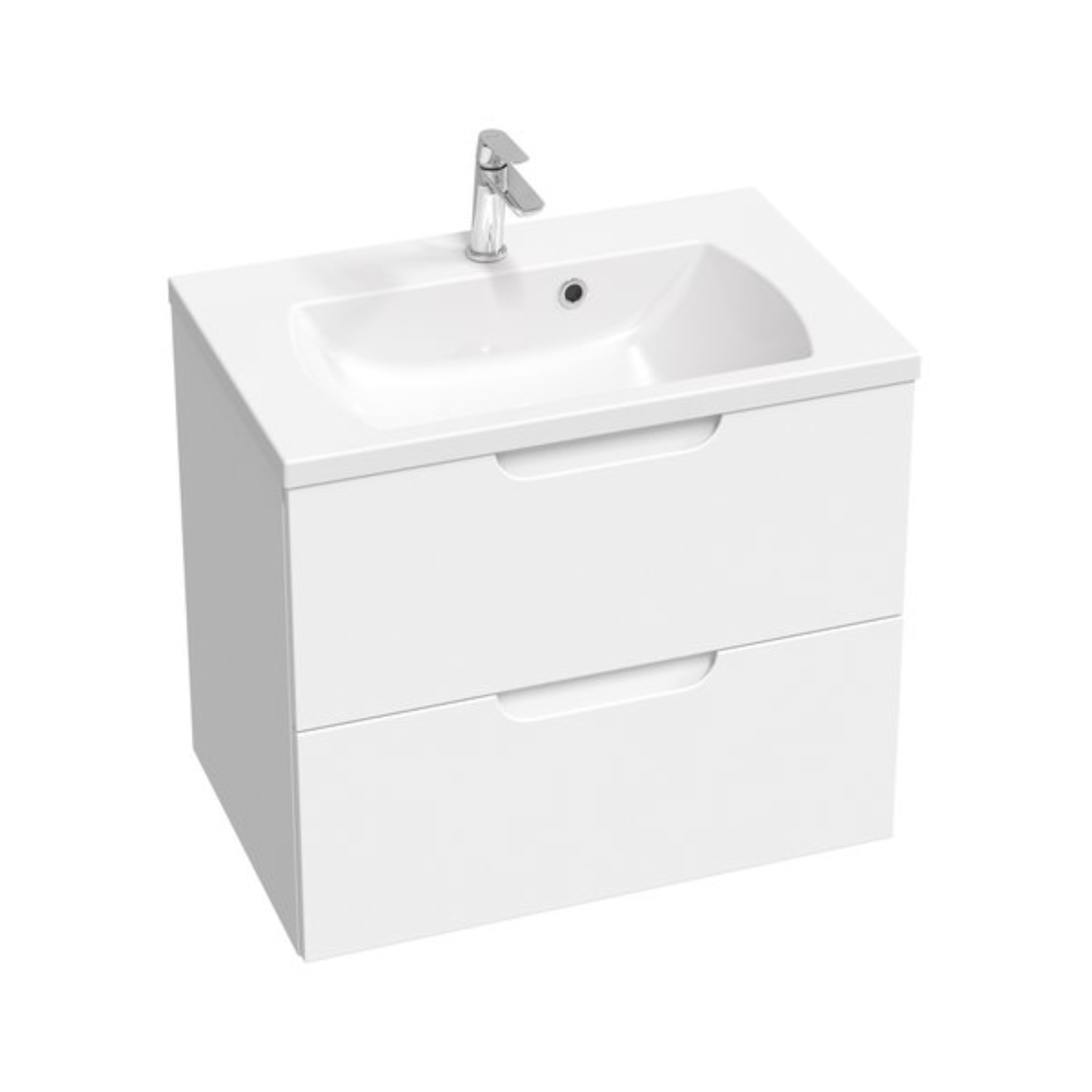 Ravak Classic II umywalka 70x45 cm prostokątna ścienna-meblowa biała XJX01170000