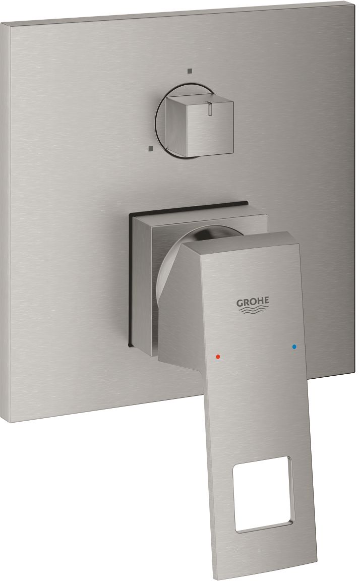 Grohe Eurocube bateria wannowo-prysznicowa podtynkowa stal nierdzewna 24094DC0
